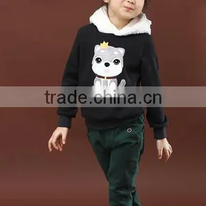 Korean Long Sleeves Hooded for Little Kids thumbnail-1