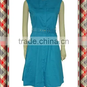 Women Clothing Belt Dress Fashion Gown thumbnail-1