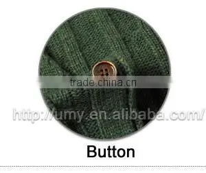 Cable Knit Handmade Wool Man Cardigan Sweater thumbnail-4