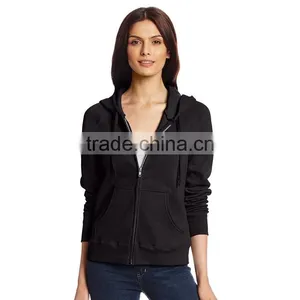 Custom Design Zipper Sweater Shirt Wholesale Blank Women Zip Sports Hoodie thumbnail-4