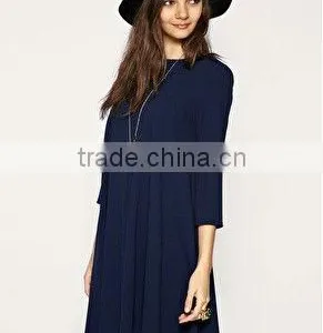 Young Ladies Casual Pleated Dresses Clothing Manufacture thumbnail-1
