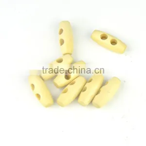 2 Holes Natural Wooden Buttons Sewing Horn Toggle Buttons For Coat Cloth Accessories thumbnail-4