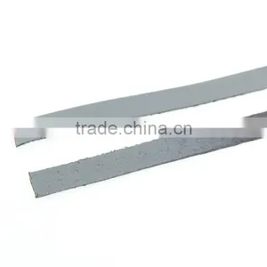 String Materials Gray 6mm, 2 Yards Cowhide Leather Jewelry Cord Rope thumbnail-2