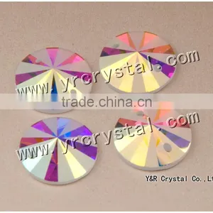 Crystal AB Sew on Rhinestones,sew on Stones thumbnail-1