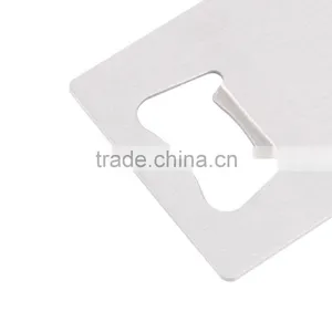 Hot Search 1 Piece Free Shipping Wallet Size Stainless Steel Credit Card Bottle Opener Business Card Beer Openers thumbnail-4