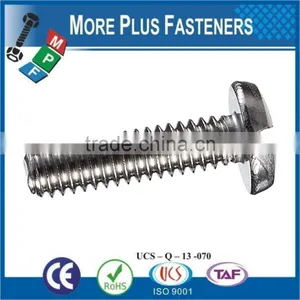 Made in Taiwan Black Nylon Philips Slotted Polycarbonated Slotted Stainless Steel Slotted Drive Binding Head Machine Screw thumbnail-1