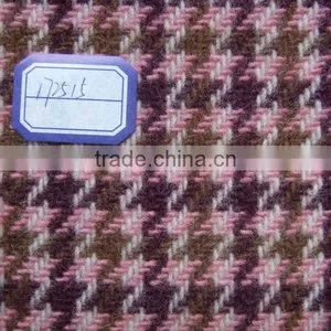 High Quality Woven Woolen Tweed Fabric, Scottish Style Herringbone Twill Fabric thumbnail-1