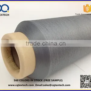 Dyed Polyester Filament Twisted Yarn for Garment Logo or Label thumbnail-6