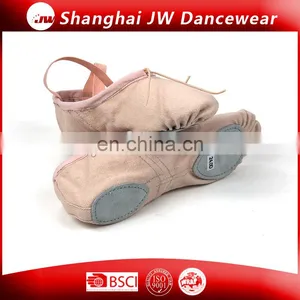 Ladies &girl Stretch Canvas Ballet Shoes Pink Ballet Slipper thumbnail-1