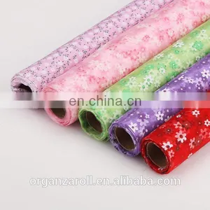 High Quality Customized Hand-made Printed Organza Roll thumbnail-2