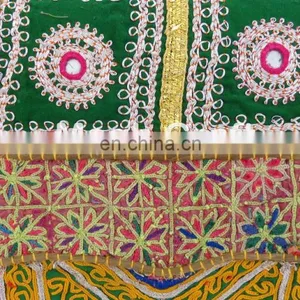 Vintage Gypsy Banjara Coin Clutch - Antique Embroidered Coin Clutch- Banjara Gypsy Coin Clutch thumbnail-5