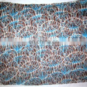 GEOMETRIC FLOWER CHIFFON SCARF thumbnail-1