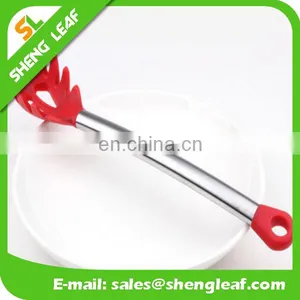 Silicone Noodle Ladle Red Stainless Steel Handle Spoon Scoop thumbnail-1