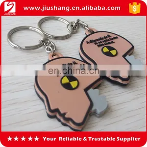 New Style Soft Gift Pvc Keychain With Logo thumbnail-1