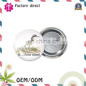 Metal Safty Pin Back Advertising Promotions Tin Button Badge thumbnail-1