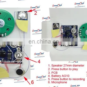 Logic IC Type Recordable Sound Chip for Greeting Card thumbnail-5