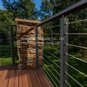 SUS316 Wire Cable Railing Balustrade for Fence Near to Sea Waterproof thumbnail-2