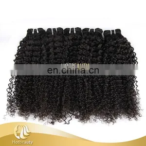 No Chemical Malaysian Human Hair Bundles Kinky Curly 100g True To Weight 10"-30" thumbnail-1