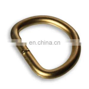 Metal Antique Brass Slide Buckle D Ring for Handbag thumbnail-1