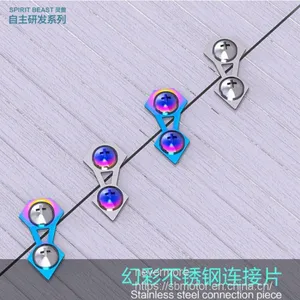 Spirit Beast Motorcycle Modified Cover Repair Colorful Connection Piece 5pcs/lot L1 thumbnail-1