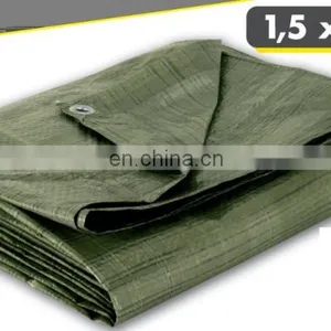 45 GSM CHEAP PE TARPAULIN - OLIVE GREEN COLOR thumbnail-1