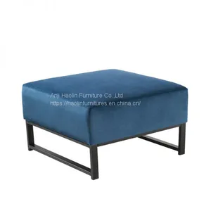Ottoman Coffee Table Bench Stools Chairs With Metal Leg K/D HL-8008 thumbnail-1