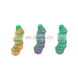 Worm Shape Chew Toy Tough and Durable Pet Toy Grind Teeth Toy thumbnail-1