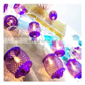 10L Led New Design Christmas Tree Decoration Purple Iron Ball Ceiling Light Price String Wall Modern For Home Decor Lighting thumbnail-1