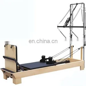 Korea Pilates Rreformer Trapeze With Tower Wood Customized Fitness Machine Half Trapeze Pilates Bed Reformer Yoga Studio Hotsale thumbnail-2