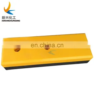 Uhmwpe Sliding UHMW PE Dock Bumper Pads Warehouse Rubber Pads Loading Dock Bumper 500 Factory Yellow UHMWPE Dock Bumper Block thumbnail-2