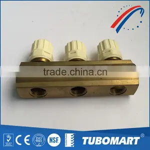 Wholesale Price BST / NPT Gas Water Distribution Floor Heating Manifold With Valve thumbnail-2
