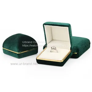 New Arc Phnom Penh Flannel Box Jewelry Box Ring Box Pendant Box Manufacturer Customized thumbnail-3