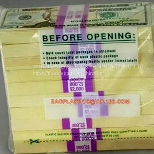 Security Plastic Bag With Adhesive Tape for Cash, Plastic Money Bag, Security Money Cash Bag For Airport/Bank and Police thumbnail-3