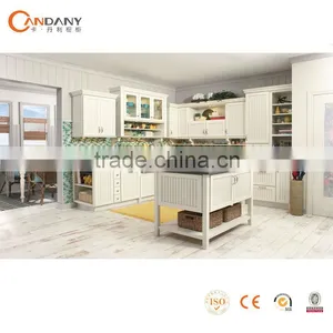 Classic Style PVC Kitchen Cabinet - Modular Kitchen Cabinet ( Foshan Furniture) thumbnail-1