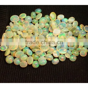 Natural Welo Ethiopia Opal Cabochon Calibrated Size Oval 6x4 To10x8mm Play of Color thumbnail-2