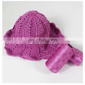 T Shirt Raffia Yarn For Knitting Crochet Handbags Yarn DIY Crochet Bag thumbnail-4