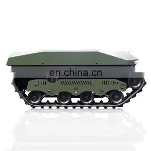 Small Robot Rubber Track Crawler Chassis thumbnail-4
