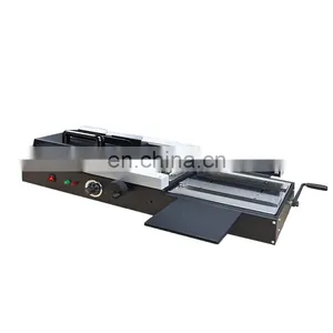 A4 Size Desktop Book Glue Binding Machine 320mm Desktop Glue Book Binding Machine Glue Binding Machine thumbnail-4