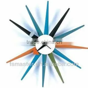 Original Quality Colorful Sun Wall Clock thumbnail-1