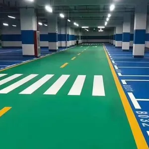 Epoxy Flooring Construction for Basement Factory Workshop, Anti-static Flooring Manufacturer, Wear-resistant and Anti Slip Material thumbnail-1