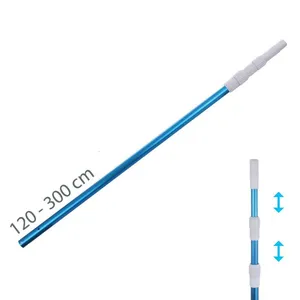 Professional Telescopic Pole Stainless Steel Pool Cleaning Equipment Aluminum Telescopic Pole for Wholesale thumbnail-1