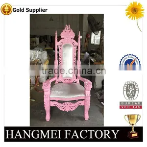 Top Quality Baroque Queen Throne King Chair For Wedding thumbnail-1
