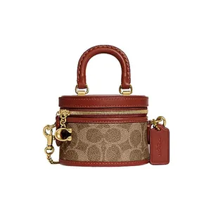 Women's Mini Crossbody Bucket Bag Fashionable Beautiful Zipper Closure Casual Shoulder Handbag for Kids Satchels thumbnail-4
