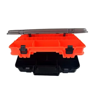 Two Tier Tackle Box for Fishing Tools Large Size Utility Fishing Lure Box Fishing Equipment thumbnail-2