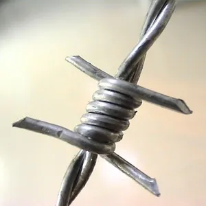 Crafts Fences Animal Deterrents Bird Feeders Gardens Real Barbed Wire Farm Fence Roll thumbnail-5