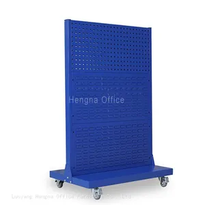 HN-FSW1 Customized Tool Storage Trolley for Style Workshops, Galvanized Steel Frame With Locking Brakes for Safety, Factory Direct thumbnail-1