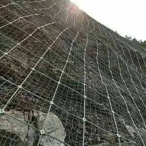 Lianqi Network Industry Hexagonal Wire Mesh, Rockfall Net for Mountain Slope Shotcrete, Gabion Mesh Roll 2*30, Aperture 80*100 thumbnail-2