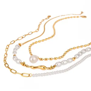High-Quality Stainless Steel Fashion Jewelry Necklace for OEM Manufacturers thumbnail-2