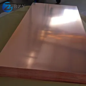 Wholesale 99.99% Copper Plates 3mm 5mm 20mm Thickness T2 4x8 Copper Plate Sheets Supplier Price thumbnail-5