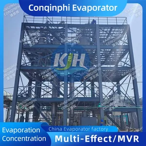 Compact Tubular Three-Effect Evaporator With Vacuum System, PLC Touch Screen, Working Pressure ≤0.5MPa thumbnail-3